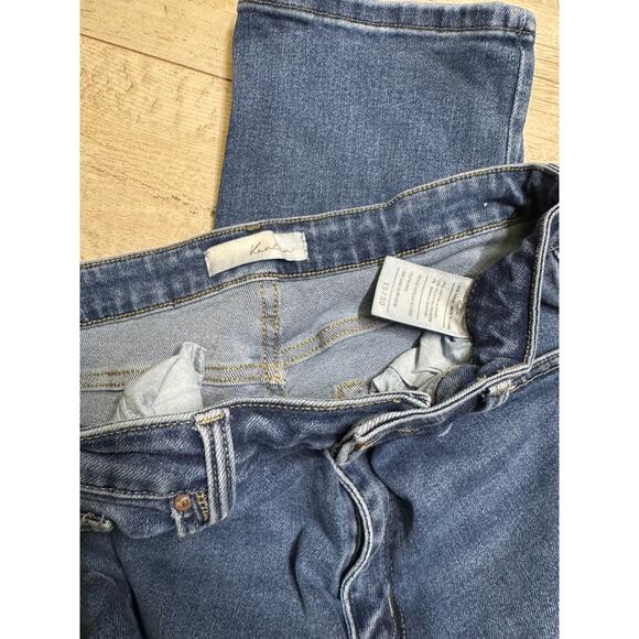 Kancan Ophelia High Rise True Straight Leg Jeans 13 / 30 Light Wash - Picture 4 of 6